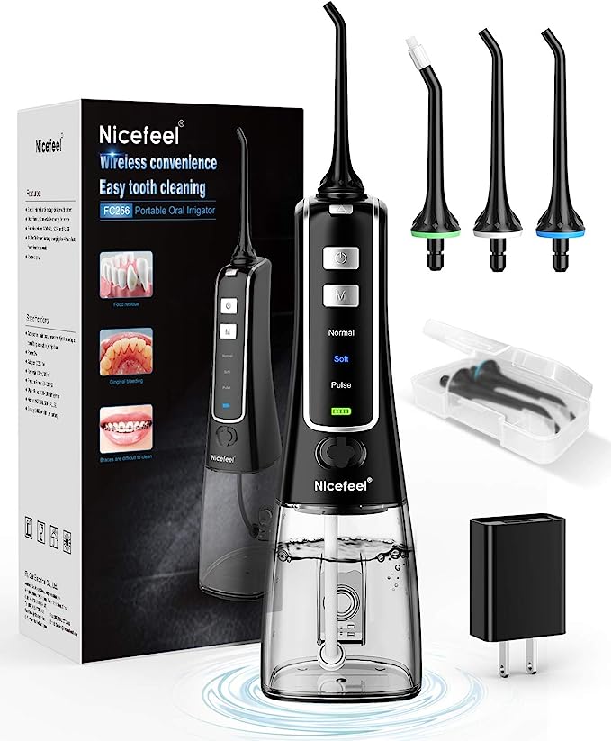 1 11 - Clean Your Teeth Effortlessly with Nicefeel Cordless and Rechargeable Water Flosser