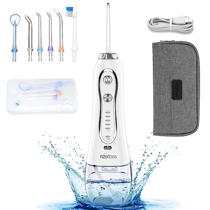 1 13 - Cordless Water Dental Flosser - H2ofloss Portable Oral Irrigator: Your Ultimate Oral Health Solution