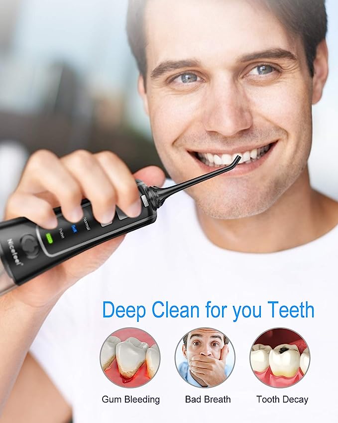 7 1 - Clean Your Teeth Effortlessly with Nicefeel Cordless and Rechargeable Water Flosser